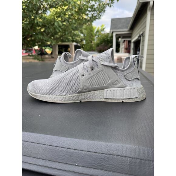 Adidas NMD XR1 Shoes Mens Size 14 Gray White Boost Mesh Athletic Running BY9923 - Picture 6 of 12
